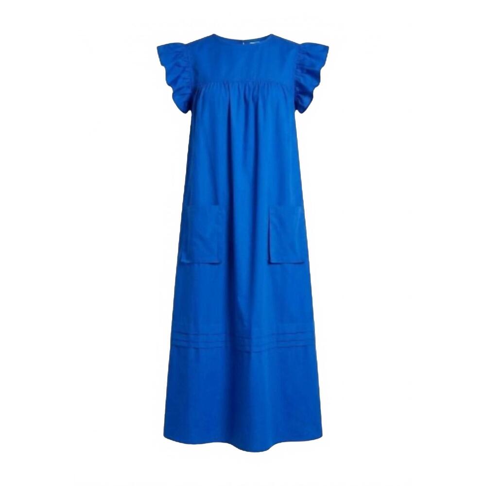 NEW JODIFL women's total eclipse midi dress in blue - Picture 1 of 3